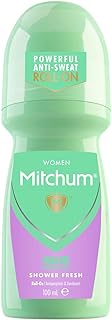 Mitchum Women 48HR Protection Roll-On Deodorant &amp; Antiperspirant Shower Fresh, Dermatologist Tested, 100 ml (Pack of 1)