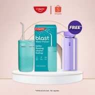 Colgate Blast Portable Water Flosser Rechargeable, Water Resistant + Free 1x Montigo go Bottle Or  N