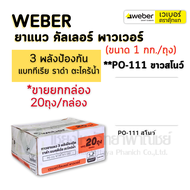 WEBER ยาแนว เวเบอร์ คัลเลอร์ พาว์เวอร์ ป้องกันแบททีเรีย ราดำ ตะไคร่น้ำ ขนาด 1 กก./ถุง