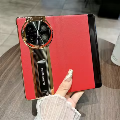 Protective PC Hard Shell Fashion For HuaWei Mate X6 Back Cover Flip Leather Cover Phone Case For Hua