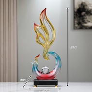 Exquisite Resin Phoenix Ornament - An Elegant Choice for Modern Home Decor and Housewarming Gifts