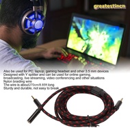 GREAT Chat Link Cable, Plug and Play 3.5mm Chat Adapter Cable, Flexible 270cm/8.9ft Audio Cable for 