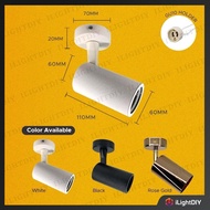 <TRACK/SURFACE> SPOTLIGHT FITTING GU10 BULB HOLDER REPLACEABLE BULB CEILING SPOTLIGHT FITTING
