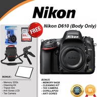 DSLR | Nikon D610 Body Only - Kamera Nikon DSLR Full Frame BO