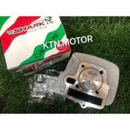 EX5 DREAM WAVE100 W100 SHARK BLOCK RACING NEW MODEL 56MM BLOCK SHARK EX5 DREAM 56MM  red Leo tobaki 