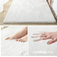 Plush Carpet Thickened Soft Rabbit Fur Bedside Bedroom Living Room Floor Mat ADZX V6GT HUOB GHSY