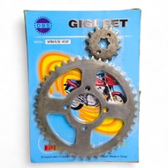 WASHING STOCK! DBS GEAR FRONT REAR GEAR SATRIA FU CARBURETOR OLD 2005-2012 43T 14T GUARANTEED QUALIT