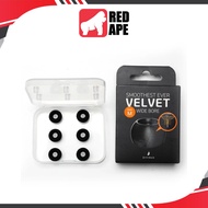DIVINUS Velvet Wide Bore Silicone Replacement Eartips: Wide Bore Acoustic Silicone Ear Tips for 4-6m