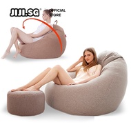 (JIJI.SG) NAMI Bean Bag - Linen / Lazy Bean Bag / Bean Chair / Bean Bag Sofa / SG