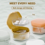 Retainer Box teeth storage denture container bekas simpan gigi retainer kotak simpan retainer case p