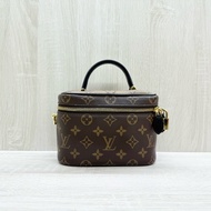 LV雙色原花Vanity PM手提側背化妝箱包 M45165