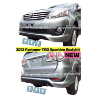 2012 Toyota Fortuner TRD Sportivo Bodykit skirt lips