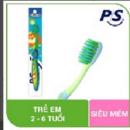 COMBO of 6 TOOTHBRUSHES FOR CHILDREN 2 - 6 YEARS OLD, 7-11 YEARS OLD
