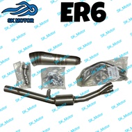 LeoVince Kawasaki ER6 ER6N ER-6F 6N Exhaust GP Rro Evo 2 Full System Muffler Ekzos SBK