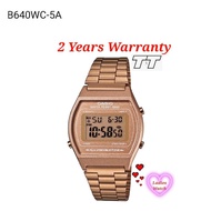 Casio B640WC-5A [2YEARS WARRANTY] Casio ROSE GOLD Women Watches Standard Digital Watch Jam Casio Wan