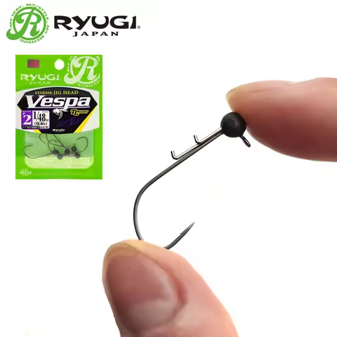 Ryugi Tungsten Resin Jig Head Finesse Fishing Hook Jig Hook For Fishing Lure Jighead Hooks Fishing T