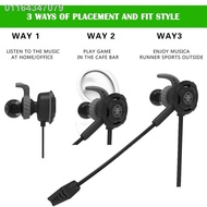 ❃﹊✹PLEXTONE G30 Earphone Gaming Headphones Bass Earbuds with Detachable Long Mic - Black