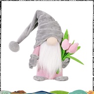 Tulip Gnomes Indoor Decorations, Spring Summer Gnome Holiday Decorations, Handmade Stuffed Plush Gno