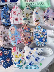 COMBO 50-100 cái khẩu trang 5D TAKI MASK CHO BÉ chất liệu VẢI LỤA cao cấp nhiều mẫu mới mix ngẫu nhi