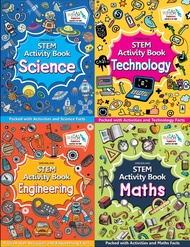 STEM Explorers Kids Math Activity Book - Educational Science Learning for Ages 6-12