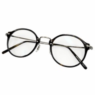 狀況極佳 ▼EYEVAN E-0507 7285 玳瑁紋波士頓眼鏡，黑色/槍灰色，48□24-145，男士。