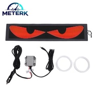 Meterk LED Devil Eyes Light APP ควบคุมหน้าจอ Devil Eye DC12-24V ติดตั้งง่ายสีสันสดใสสำหรับรถบรรทุก