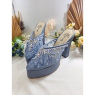 Alena Beautiful Wedding Shoes 12cm Tofu
