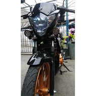 Raider150 carb stainless bracket CLAMP TYPE / TDD AUXILIARY LIGHT NIGHT , BLAZE DUO , TDD BLUE WATER