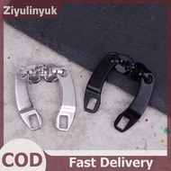 ziyulinyuk 5Pairs 8# Zipper Head With Lock Hole For DIY Clothes Suitcase Backpack Zip Puller Repair 