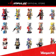 Wangao Building Blocks Bricks Violent Bear 万高暴力熊組裝積木 - Spiderman/Gundam/Ken/Ryu/Kyo/Iron Man/Deadpoo