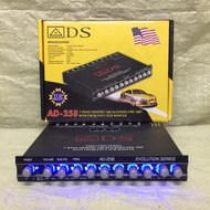 PARAMETRIK PREAMP EQUALIZER ADS AD-258 WITH FREQUENCY SUBWOOFER BISA DIPAKAI DIRUMAH