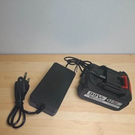 CHARGER BESAR IMPACT WRENCH + BATERAI IMPACT WRENCH CORDLESS APR 99VF BATRE BOR IMPACT GERINDA APR 9