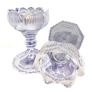 [Xinyun Chuanyin] Goblet Lotus Candle Cup for Lamp Lotus Lamp Colored Glass Lotus Cup Electronic Can