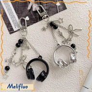 MELIFLUO Music Headphone Bag Charms, Hanging Y2K Headphone Charms, Bag Decoration Phone Strap