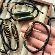 2026 New Style Agate Dzi Bead Bracelet Retro Old Agate Single Eye Dzi Bead Bracelet Weathered High O