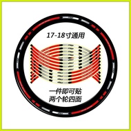 ✸ ◈ ✓ 17inch 18 inch mags sticker for motorcycle wheel rim reflective decals