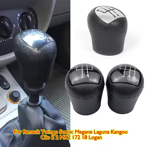 For Renault Twingo Scenic Megane Laguna Kangoo Clio II 2 MK2 172 18 Logan Gear Shift Knob Lever Shif