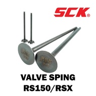 SCK VALVE SET RS150 RSX 2PCS PER SET 19MM 20MM 21MM 22MM 23MM 24MM 25MM SUPER HEAD SIZE