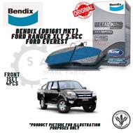 FORD RANGER XLT 2.5cc / FORD EVEREST FRONT BENDIX METAL KING TITANIUM BRAKE PAD