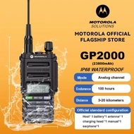 MOTOROLA GP2000 Walkie Talkie Two-Way Radio UHF  VHF Transceiver set (NTC Type Approved) long range 