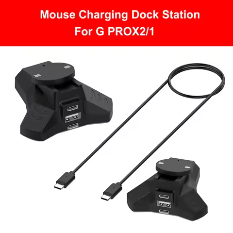 Mouse Charging Dock Type-C Wireless Mouse Charging Base Mice Powerplay Charger for Logitech G G903/7