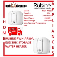 RUBINE RWH-AR30A ELECTRIC STORAGE WATER HEATER / FREE EXPRESS DELIVERY