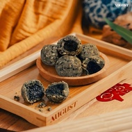 [August Signature] CNY Roasted Black Sesame Ball *NEW* 黑芝麻球 (Handcrafted CNY Cookies)