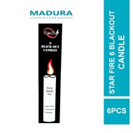 Star Fire 6 Blackout Candles 6pcs