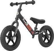 Royalbaby RanRule Toddlers Balance Bike Kids 12 Inch Wheel for Age 18 Months to 5 Years, Kids Learning Bicycle, Lightweight Push Cycle Trainer Learn to Ride, No Pedal Training Bicycle