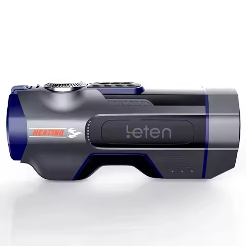 Leten 708 New 3 Generation Automatic Telescopic Male Masturbator Vagina Real Pussy Heating Moaning M