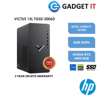 HP VICTUS 15L TG02-2006D GAMING PC (I7-14700F,8GB,512GB SSD,RTX 4060 8GB,WIN11,3 YEAR ONSITE)