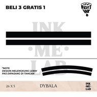 INKMELAB - DYBALA Fruit Ink Temporary Tattoo ARMBAND 26x5 cm - Semi-Permanent Temporary Tattoo Lasts