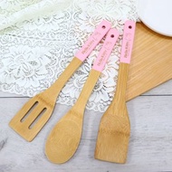 【HELLO KITTY】天然孟宗竹料理用具-圓鏟/煎鏟/鍋鏟