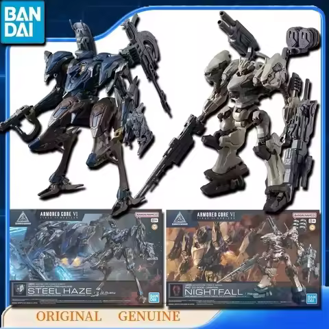 Bandai Original Genuine Gundam 30MM ARMORED CORE VI STEEL HAZE NIGHTFALL Anime Action Figures Toys G